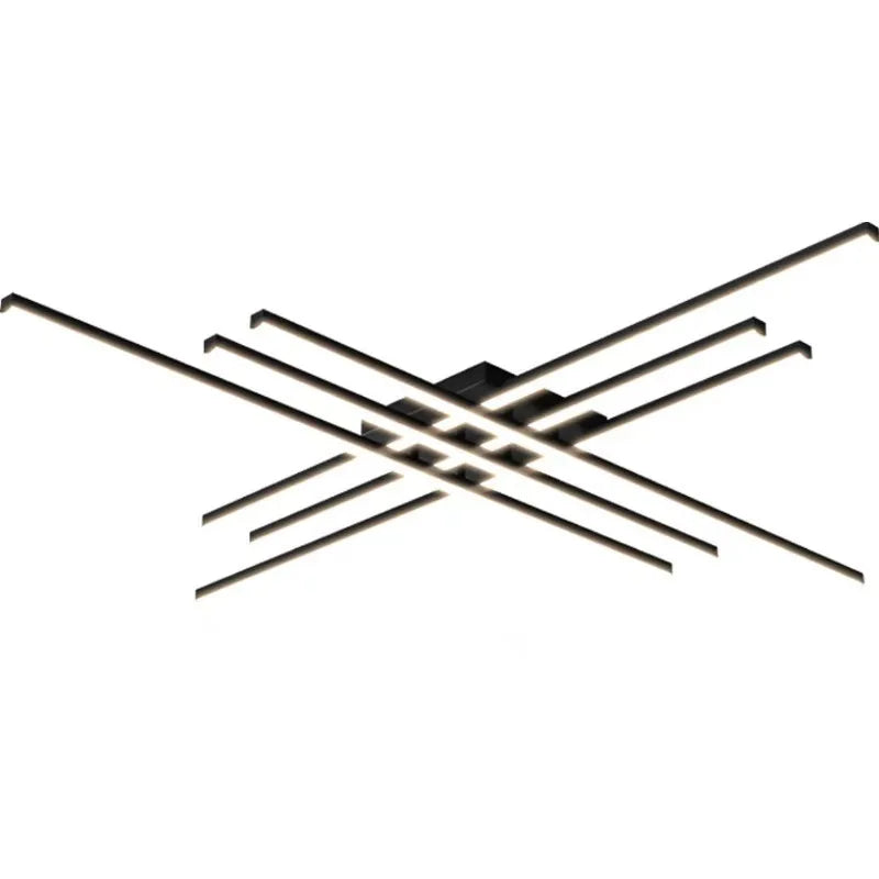 Modern Luxury Ceiling Lamp, Creative Linear Chandelier for Living Room, Dining Room, Bedroom, Elegant Decor